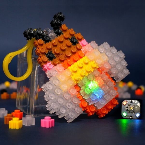 디폼 블럭 LED 반딧불이 키링 만들기 2,200원