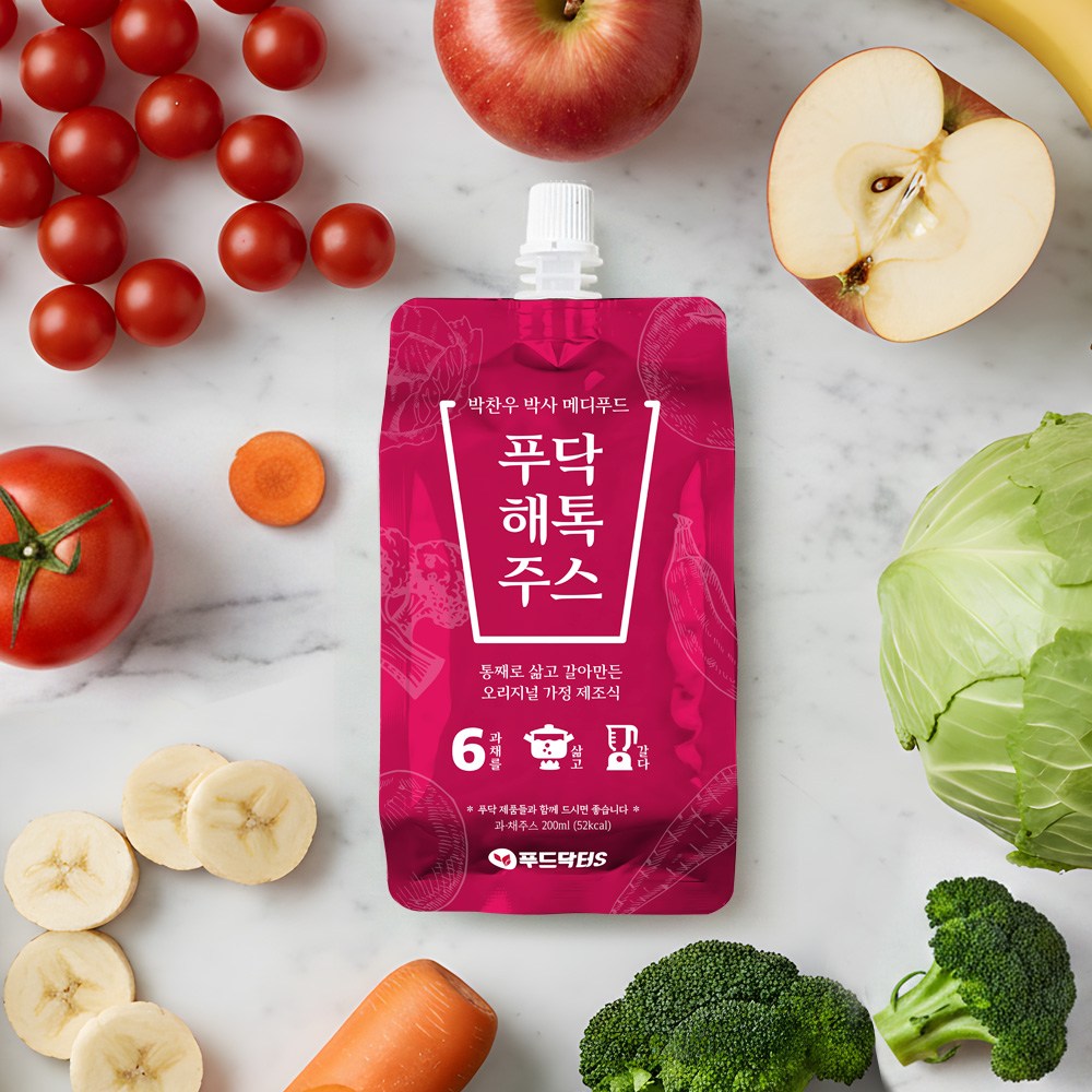 푸드닥터S 푸닥해톡주스 클렌즈주스 푸닥해톡쥬스, 30개, 200ml 113,600원