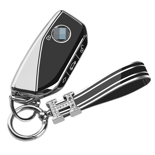 키에티 BMW 호환 i7 x7 스마트 키케이스 + H큐빅 키체인, SILVER+BLACK 22,700원