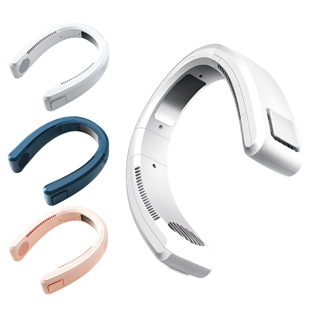 루비크 넥밴드 선풍기 4000mAh 대용량 급속냉각 BLDC 저소음 쿨러, 스노우 화이트 64,540원