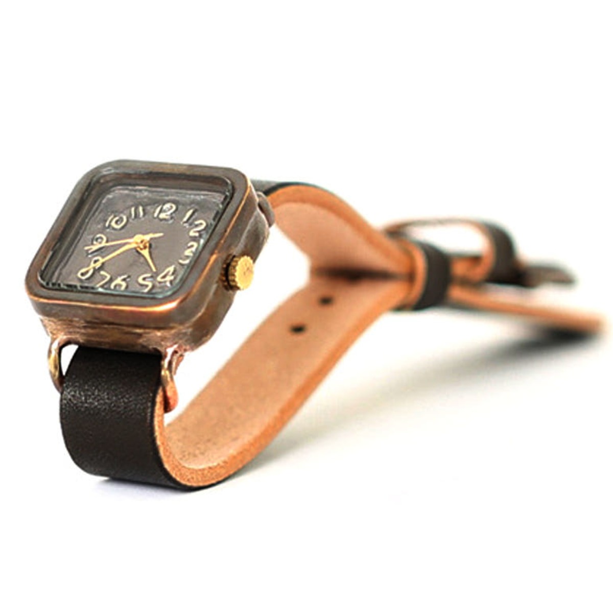 메탈엣린넨 핸드메이드 가죽밴드 여성 손목시계 NemoBlackR 170,000원