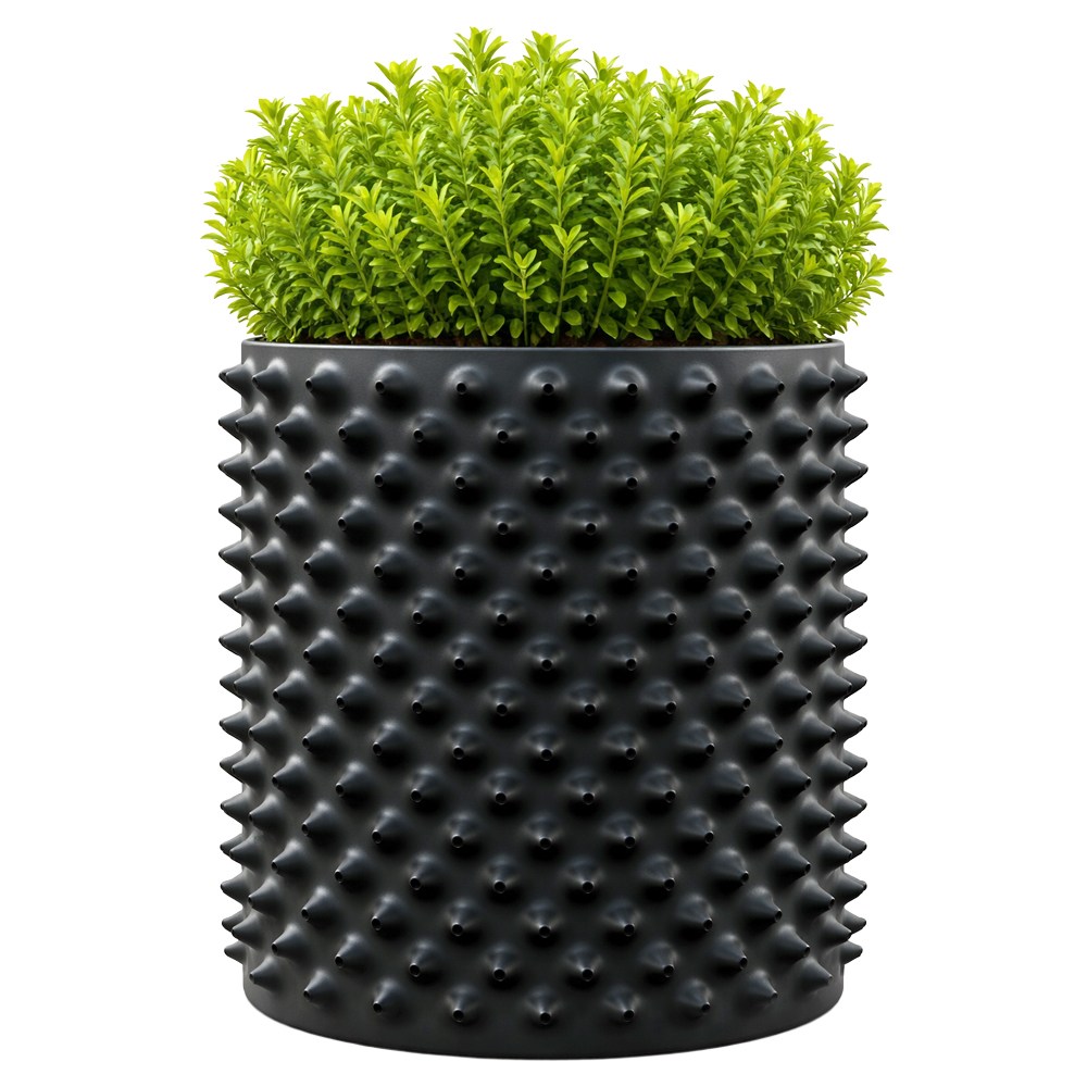 아띠꼴로 숨쉬는 블루베리 대형 화분 텃밭 계란판 슬릿 과습방지 화분, 1개, 블랙 79,000원