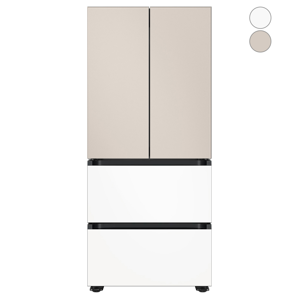 [색상선택형] 삼성전자 BESPOKE AI 김치플러스 4도어 냉장고 490L 방문설치 2,010,390원