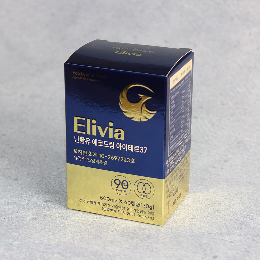 난황유캡슐 엘리비아 아이테르37 서광에코드림팜 연말선물 새해선물, 4개, 60정 391,500원