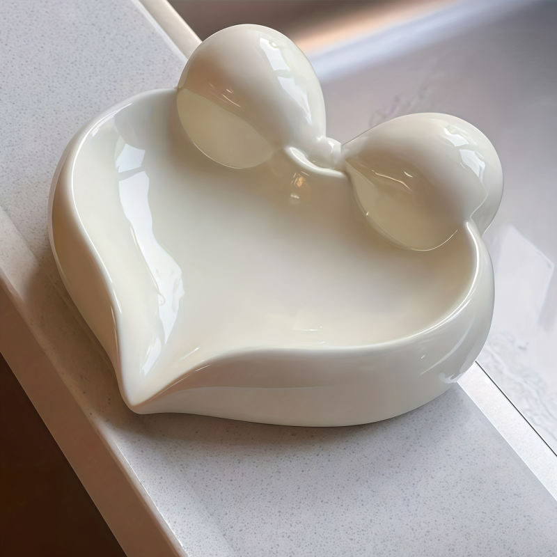 귀여운 하트형 물빠짐 비누받침대 트레이 2p 세트 8,000원