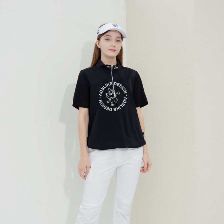 아델라이크 여름 여성 골프웨어 여성 골프티셔츠 2XL 여성 파크골프옷 여름 스마일 아노락 쿨링 골프티셔츠 빅사이즈 여성의류 ,여름 파크골프옷 78,000원
