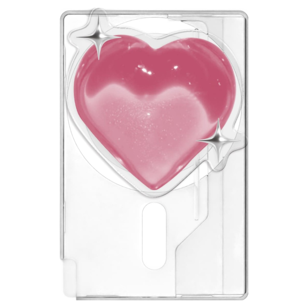 168cm 맥세이프 카드지갑 스마트톡 일체형 올인포켓 글리터 하트, 단일상품, 1개 24,800원