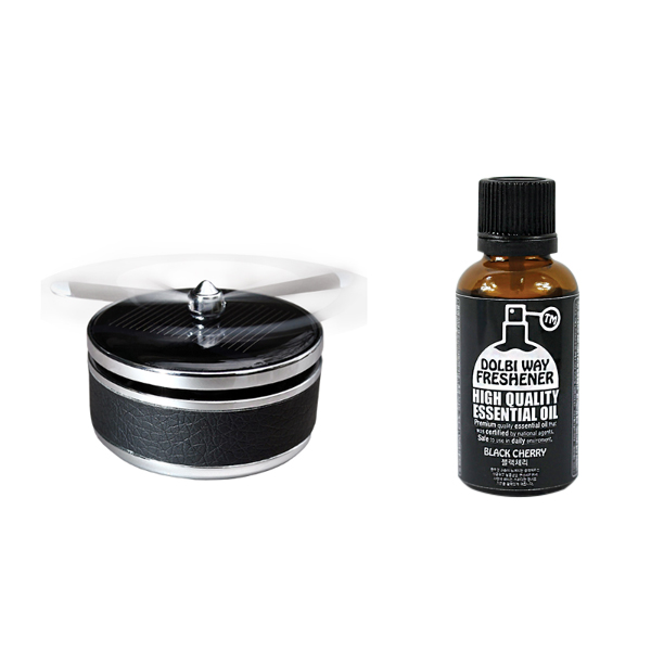 돌비웨이 태양열 프로펠러 차량용 방향제 블랙가죽 블랙체리 16,520원