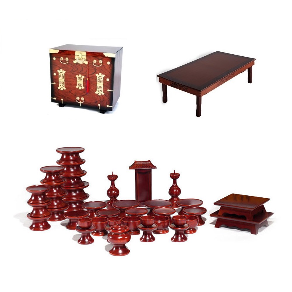 패키지 문화재 물푸레 제기 39p + 남원 앞닫이 제기 보관함 + 남원 춘향골 직교자상 80-120, 1세트 589,000원