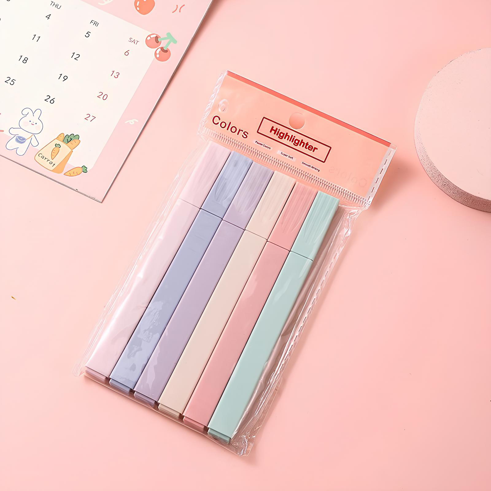 문구 구디백 답례품 유치원 초등 어린이 단체 생일 선물 세트, 형광펜 6,000원