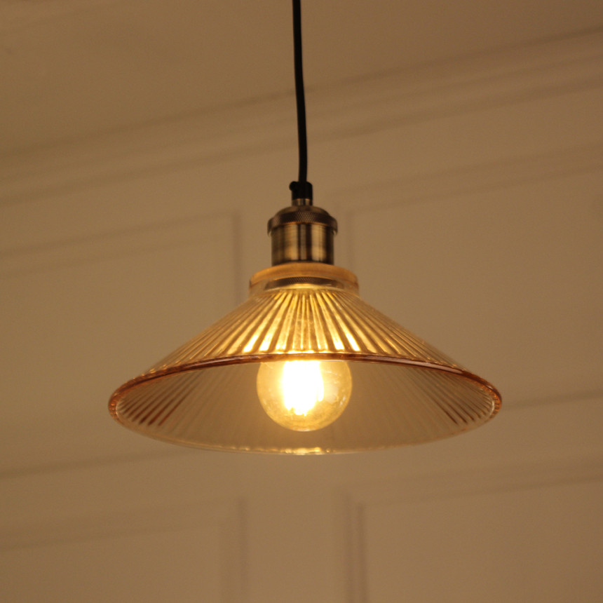 조명프라자 캐런 1등 팬던트, 유리갓+전구포함(LED볼구-노란빛) 47,000원