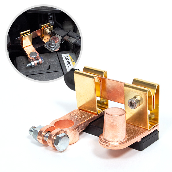 ZIO-BIZ 대용량 배터리 전원 차단장치 12V-24V / 수직 수평 장착가능 자동차 배터리차단기 밧데리차단기 킬스위치 자동차방전방지 배터리방전방지 전원차단기 배터리차단 13,800원