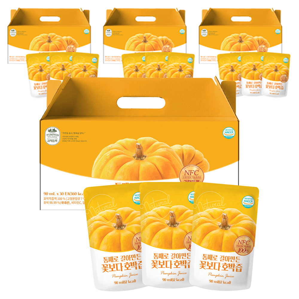 유기농마루 정품 통째로 갈아만든 꽃보다 호박즙 84,490원