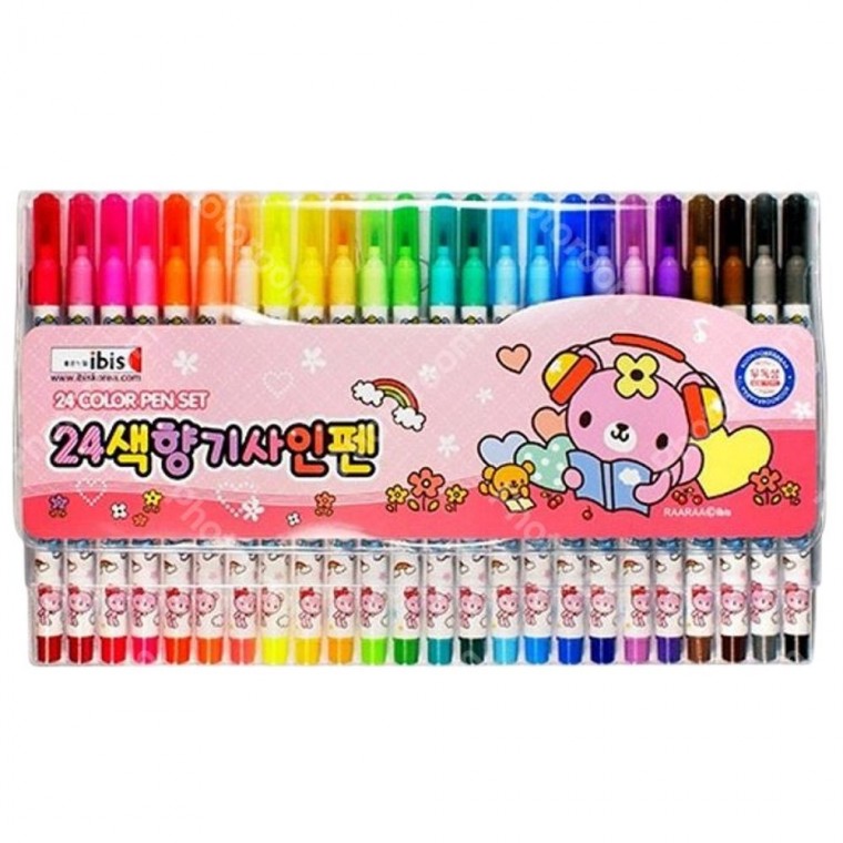 7000 24색 라라 향기사인펜 핑크 1세트 12개입 67,880원