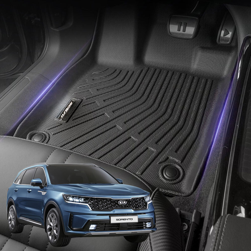 쏘렌토MQ4 (20년~현재) 리얼핏 카매트 논슬립 방수 TPE 실내매트[호환] 109,000원