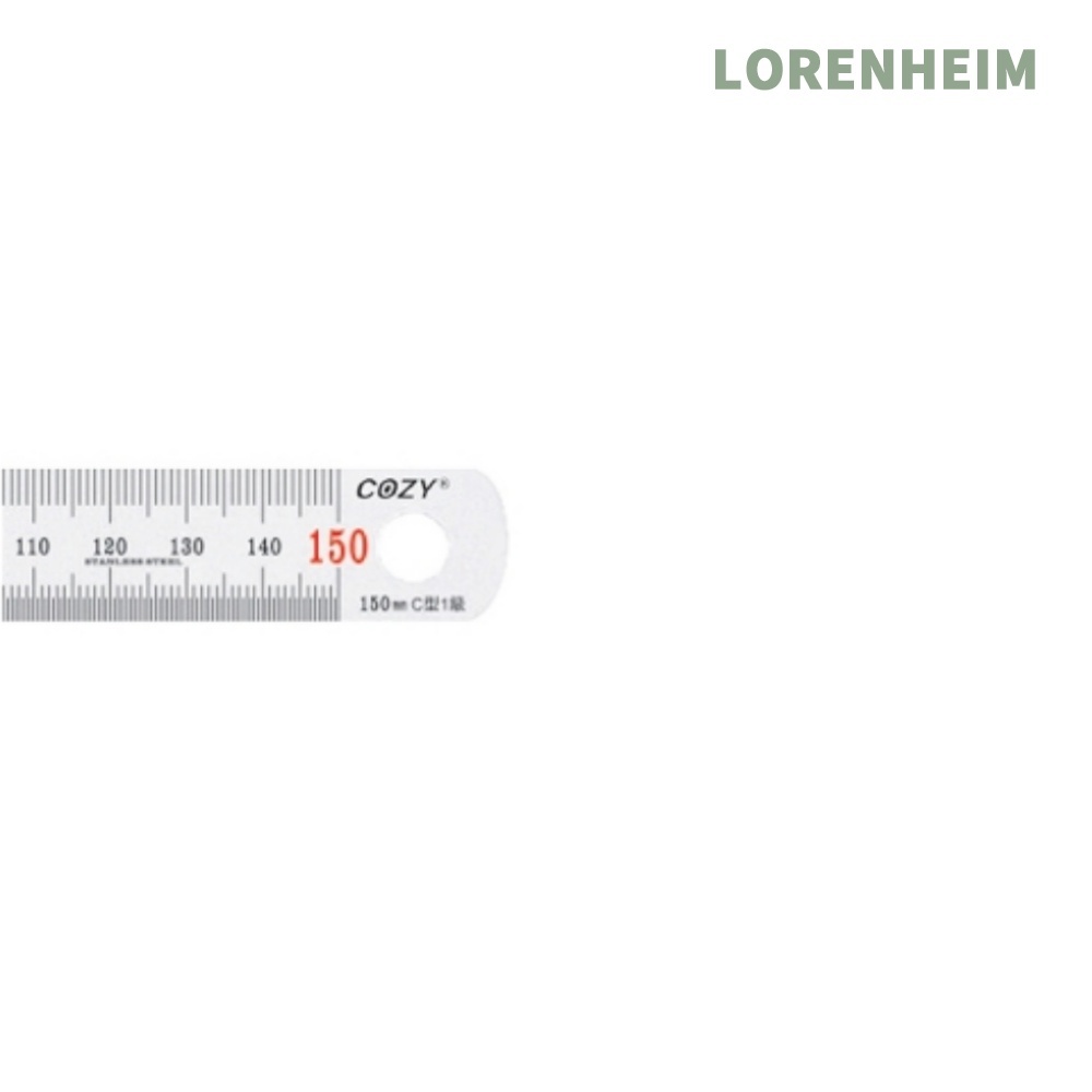 로렌하임 쇠자 15cm 스테인리스 유광 프리미엄 자 금속자 900원