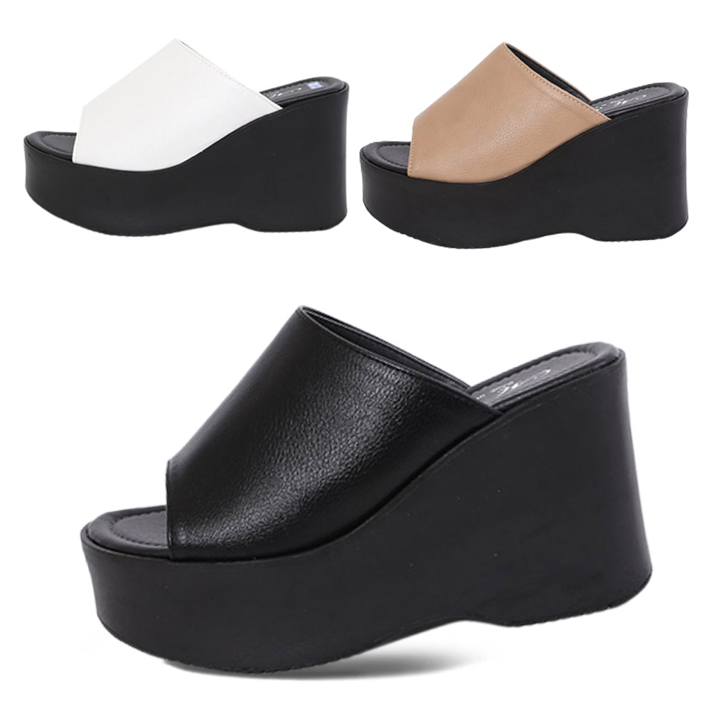 이피다빈 10CM 키높이 통굽 웨지힐 사무실 슬리퍼 실내화 27,800원