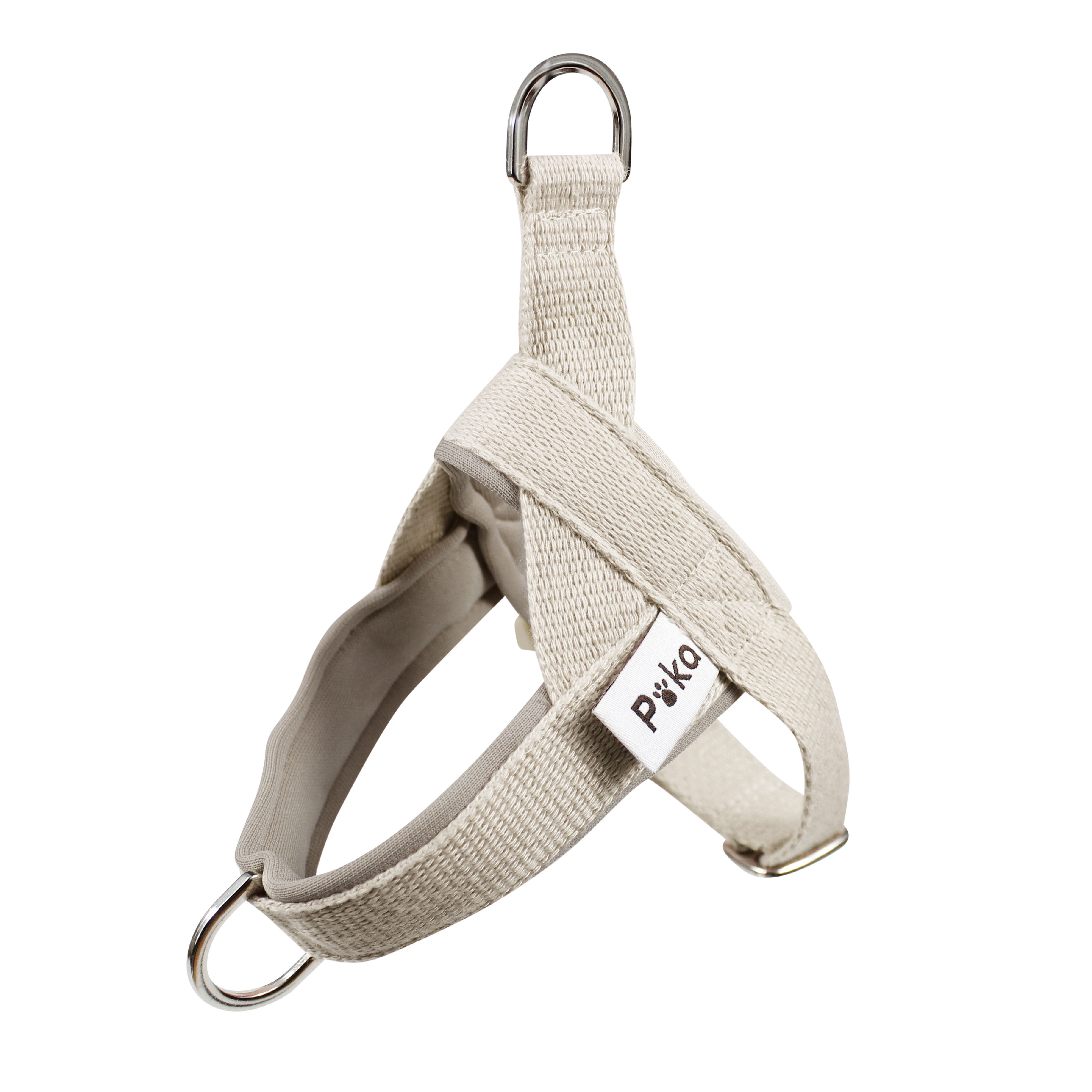 포카펫 강아지 초경량 앞섬방지 하네스, 아이보리 + 베이지, 1개 23,500원