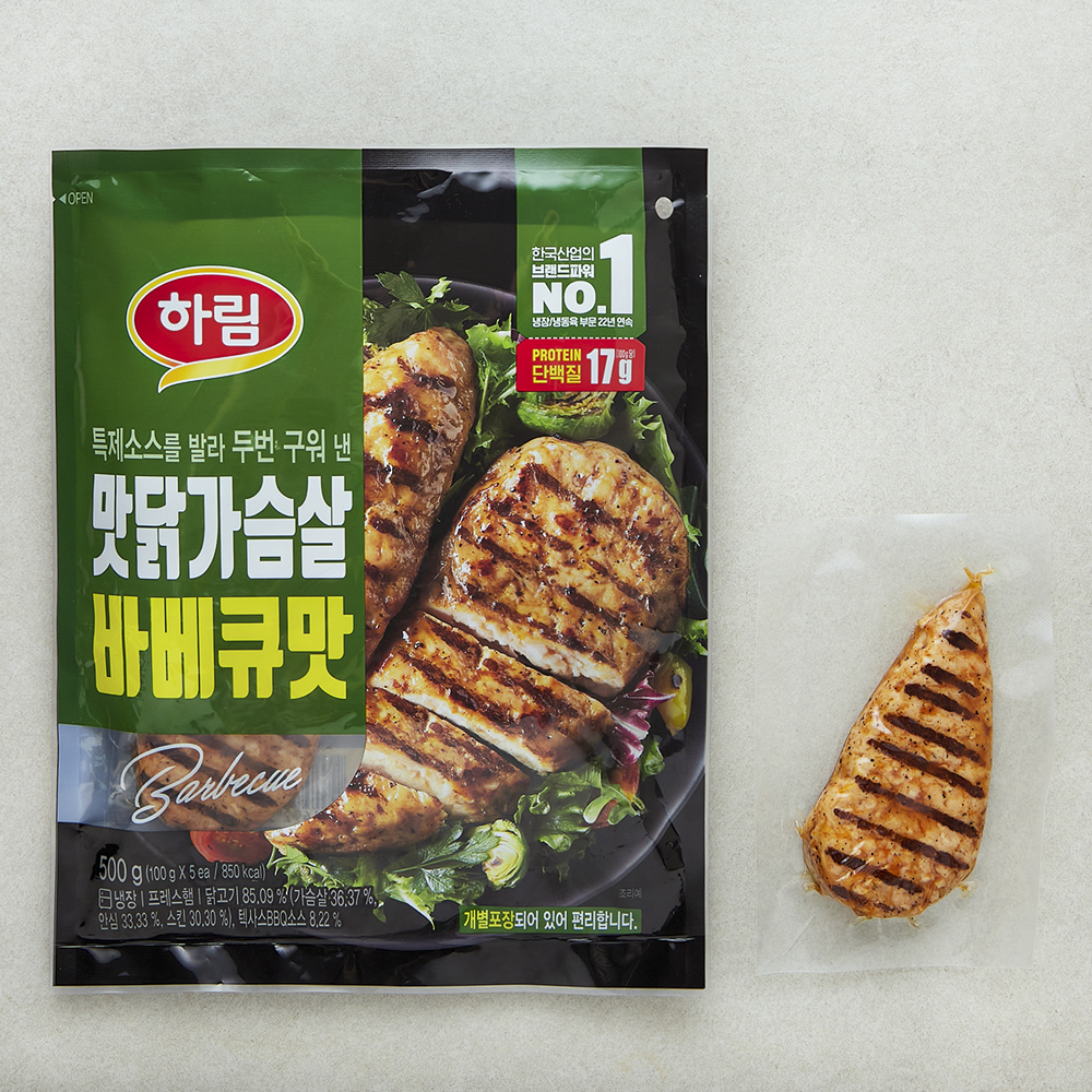 [로켓프레시] 하림 맛닭가슴살 바베큐맛 12,250원
