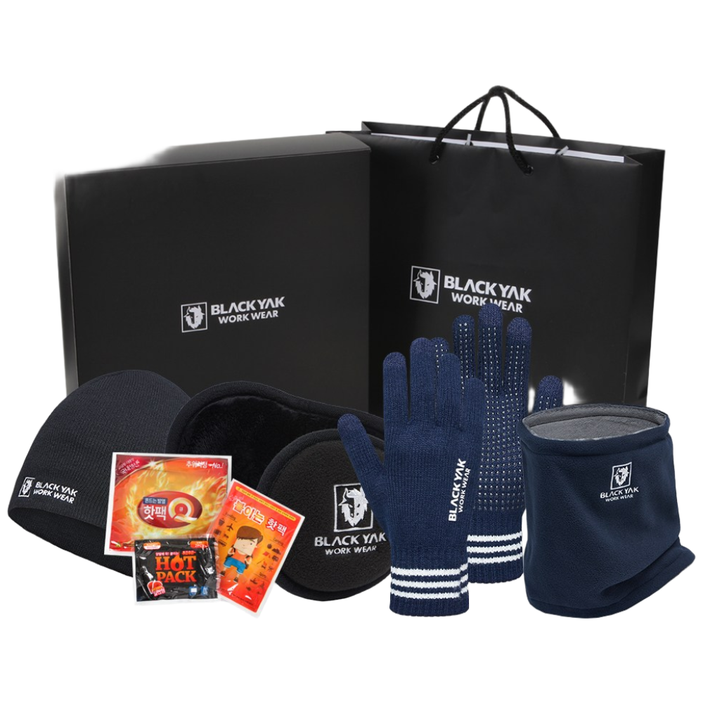 블랙야크 겨울 방한용품 비니 귀마개 장갑 넥워머 선물세트 48,900원
