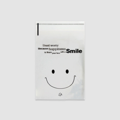 천운패키지 접착 OPP봉투 스마일, 500개입, 1개 8,390원