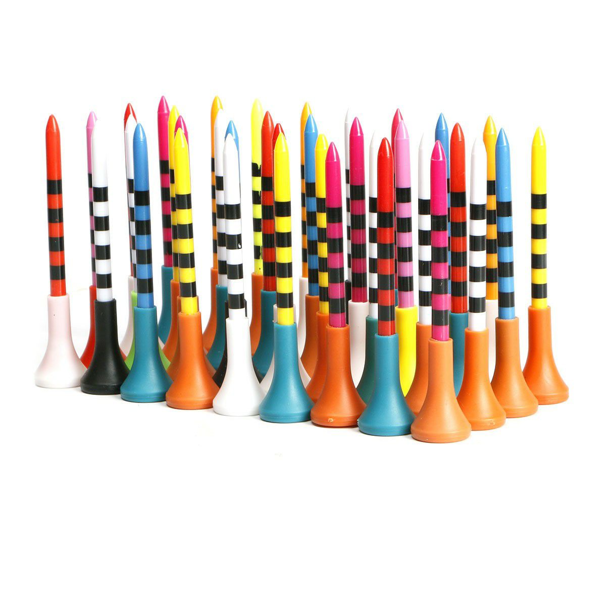 골프티 라운딩 눈금 ( 수량 70개 특별구성 ) 프라스틱롱티 높이조절 기능 필드용품, 70개, 랜덤 9,900원