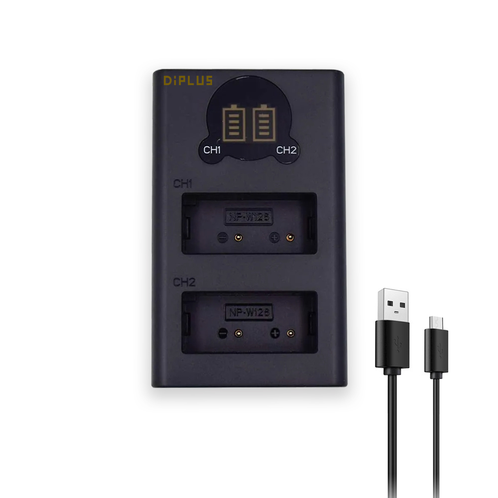 디아이플러스 KC인증 후지 NP-W126S 듀얼 USB호환충전기, 단일상품 9,900원