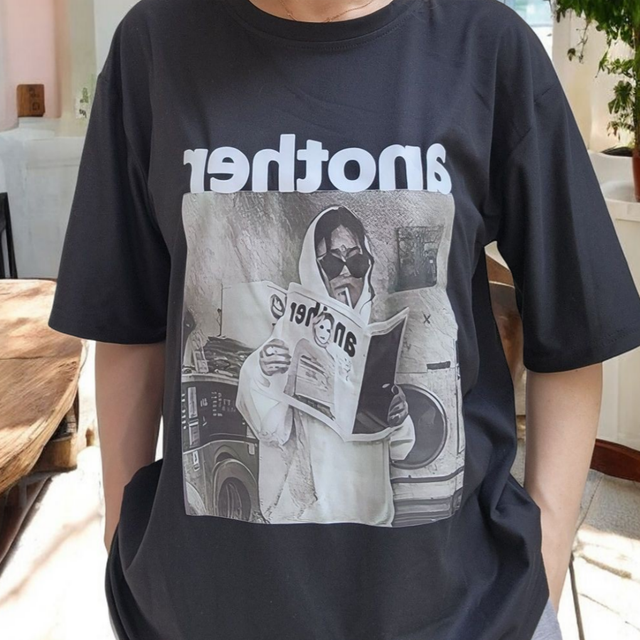 쁘띠엘라 오버핏 반팔티 레터링 루즈핏 티셔츠 2p 9,900원