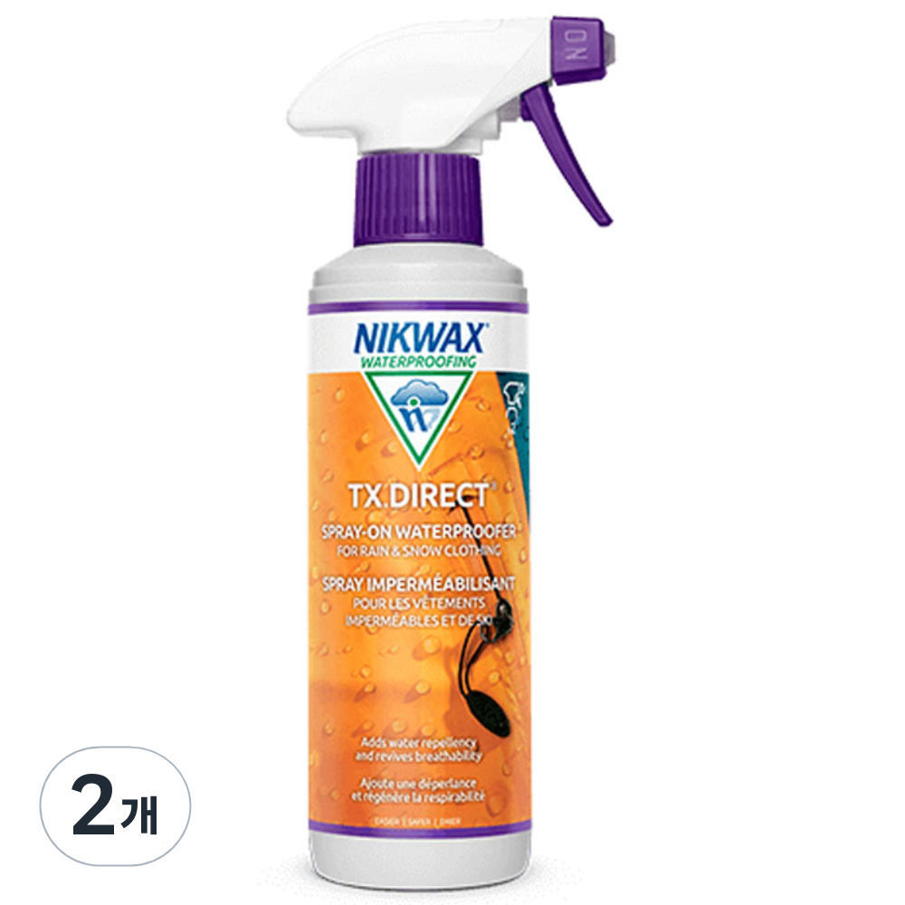NIKWAX 닉왁스 다이렉스 스프레이온 ,고어텍스용 발수제, 300ml, 2개 29,000원