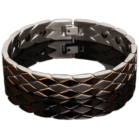 닥터레이즈 99.99%게르마늄 남성팔찌 (GMB-31), 실버/골드 2톤, 11개 328,000원