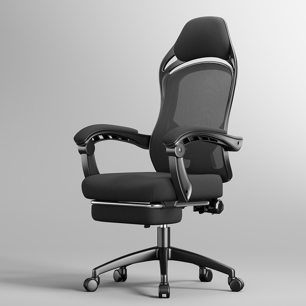 Arcbliss 사무용 푹신한 메쉬 컴퓨터 의자 160도 틸팅 가능, 블랙+블랙 129,900원