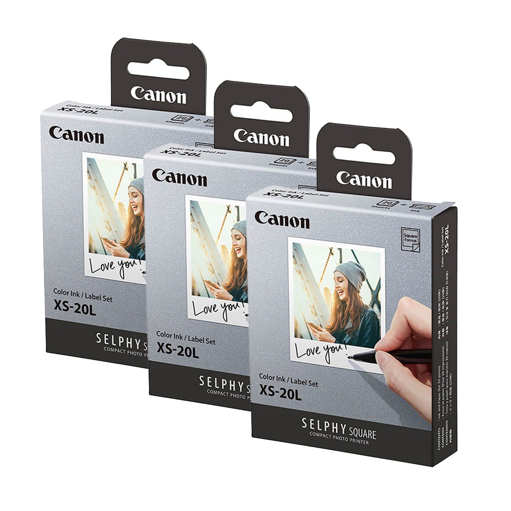 캐논 XS-20L 셀피 스퀘어 잉크 카트리지 용지세트 3개 56,500원