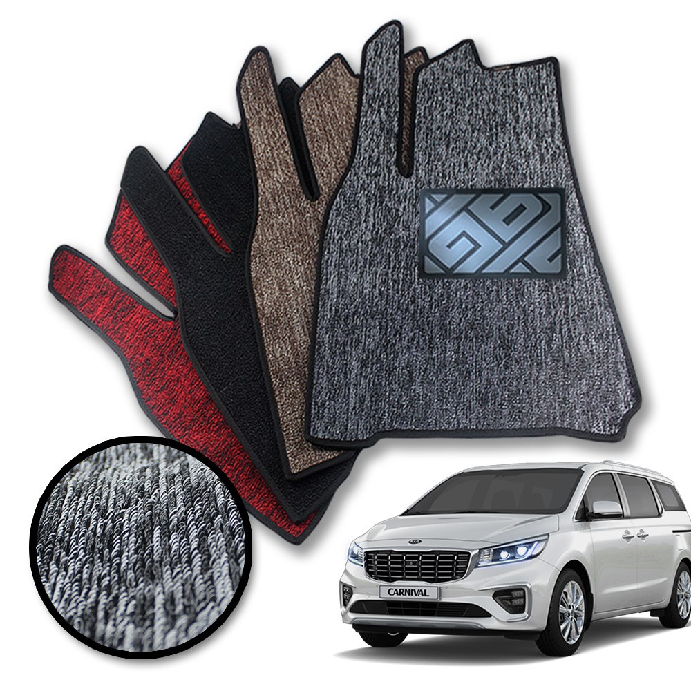 RV MOTORS 뉴코일 슬림 실리콘발판 카매트 올뉴 더뉴 카니발 1열2열 세트 129,000원