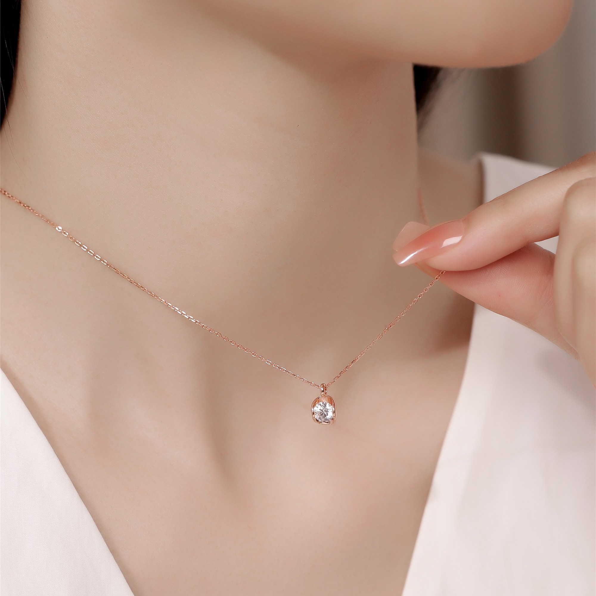 티모니 여성용 14k GF 데일리 큐빅 목걸이 체인 목걸이 심플 우정 패션 기념일 선물 55,800원