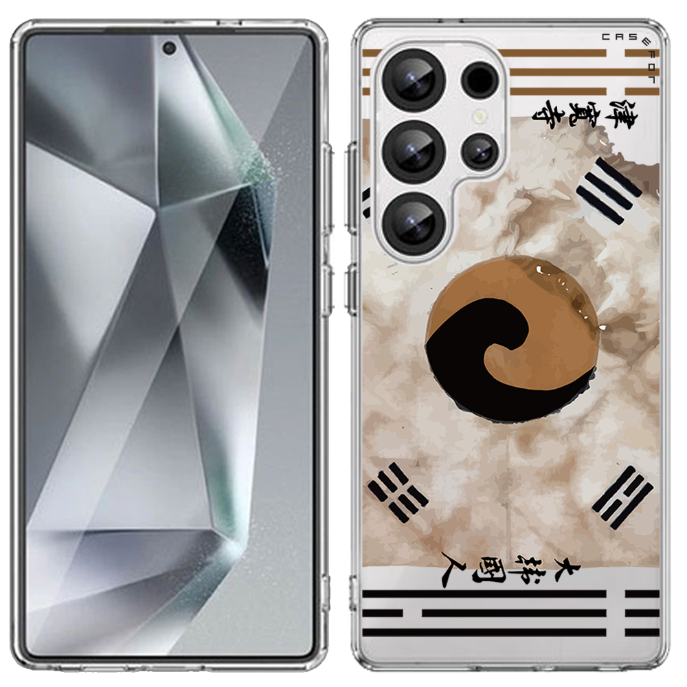 케이스포 진관사 태극기 디자인 크리스탈 클리어 쉴드 케이스 21,000원