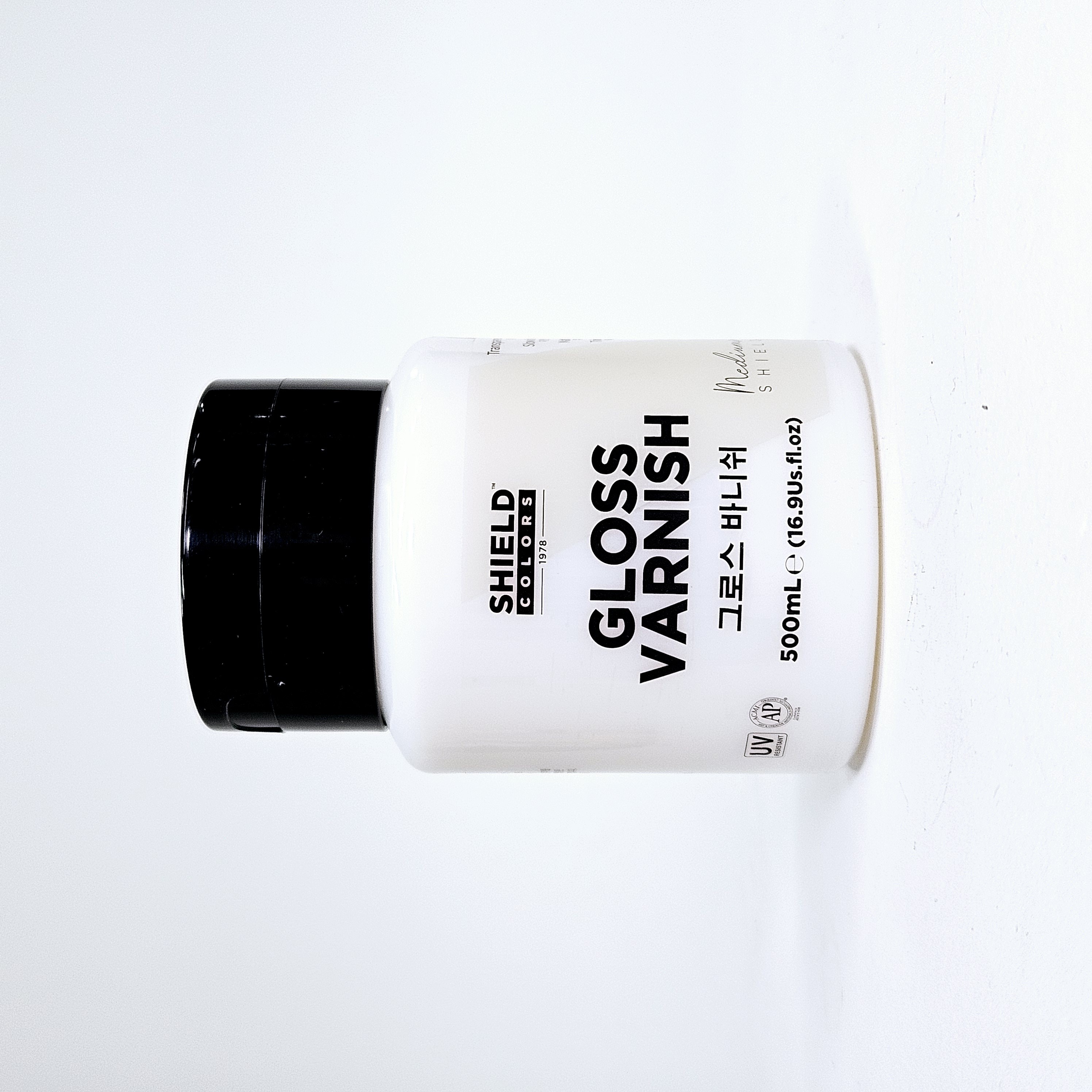 쉴드 아크릴물감 그로스바니쉬 250ml 500ml 낱개 유광바니쉬, 500ml 11,500원