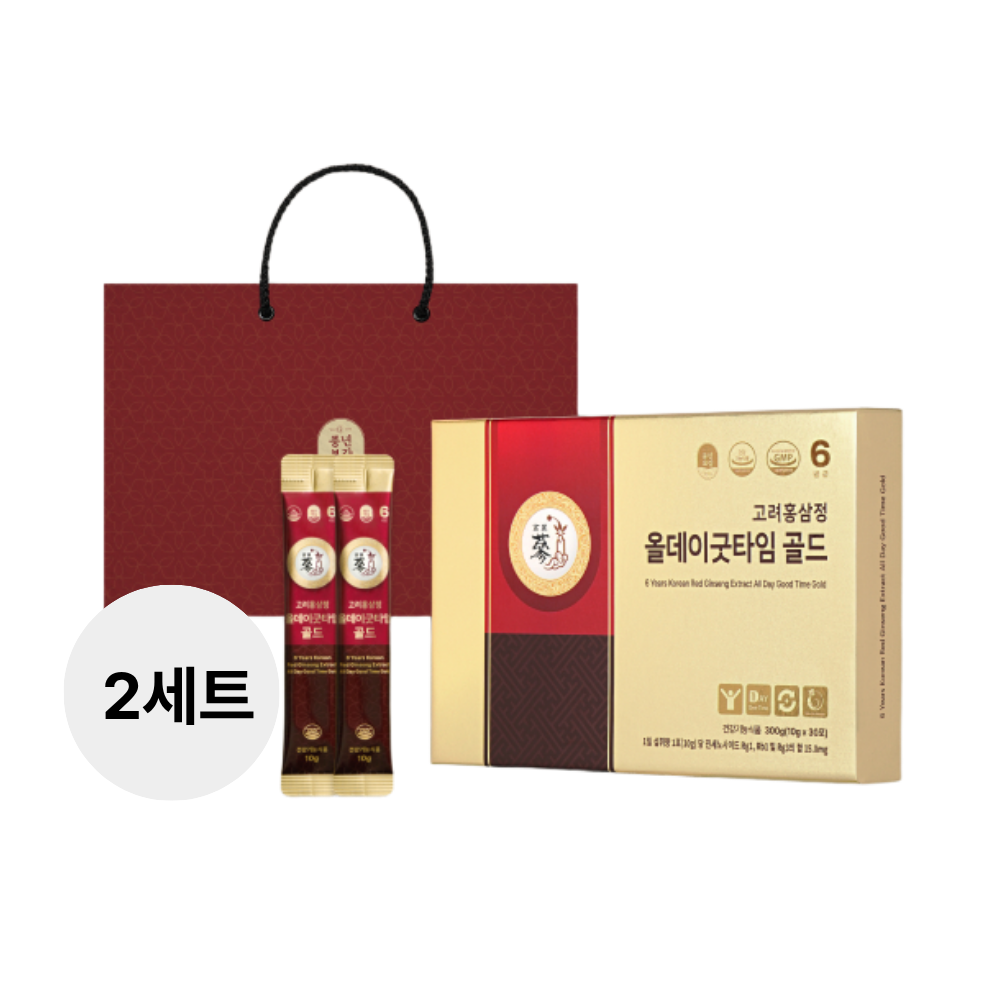 풍년보감 6년근 고려홍삼정 홍삼진액 올데이굿타임골드 홍삼선물세트 77,200원