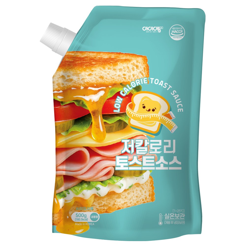 아이엠소스 저칼로리토스트소스 32kcal, 500g, 1개 13,800원