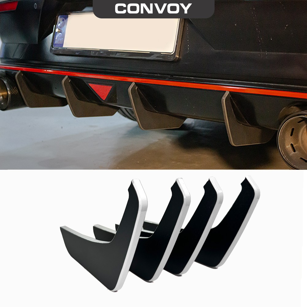 콘보이 현대 아반떼N CN7 PE 리어디퓨저 연장킷 튜닝용품,2024년이후, 무광(화이트엣지), 아반떼N CN7 PE(24~) 113,000원