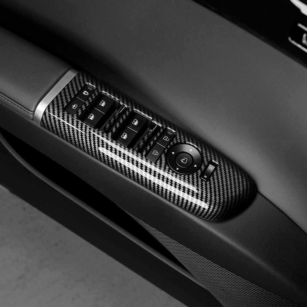 유투카 호환 디올뉴 그랜저 GN7 튜닝 윈도우스위치 커버 우드 카본 몰딩 차량 용품 43,000원