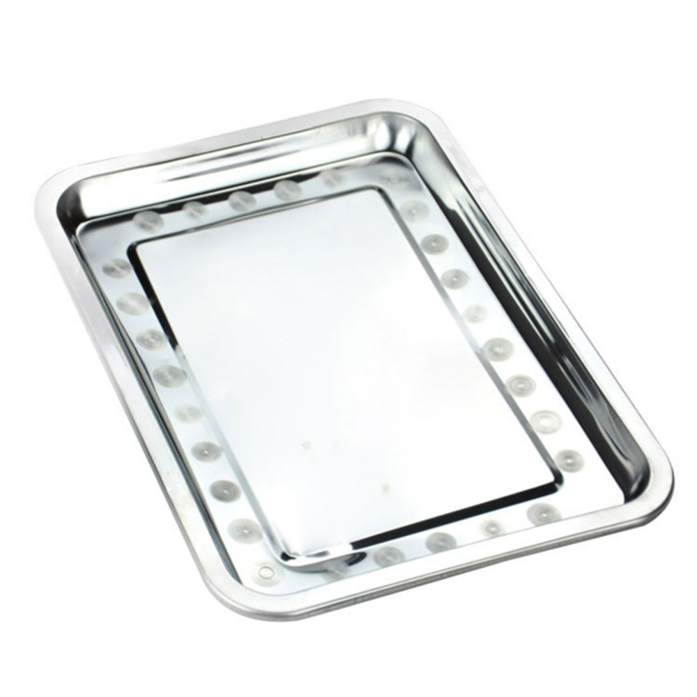 블럭마트 사각 스테인레스 쟁반 7,850원