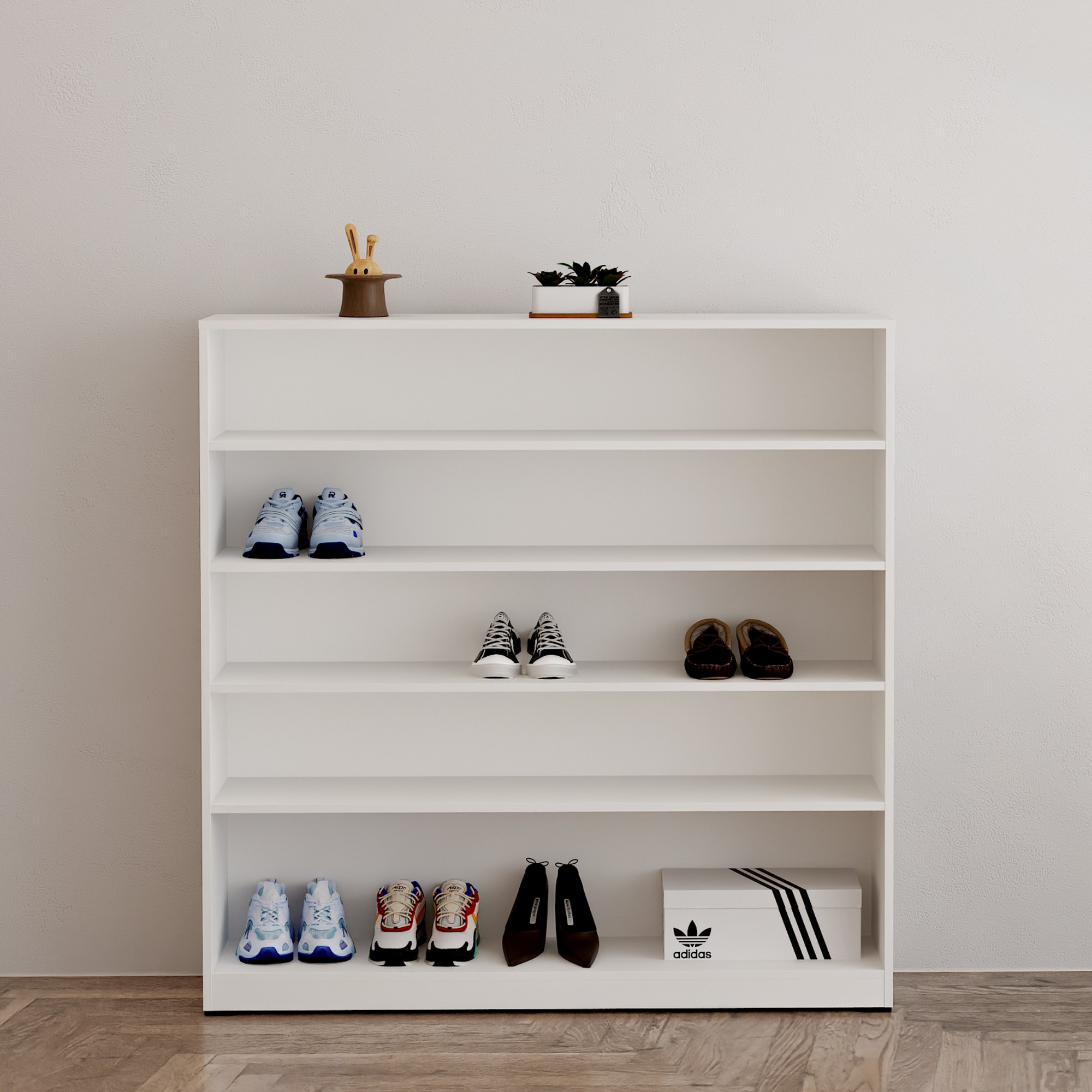 룸메이커 오픈신발장 1200 완제품 학원 헬스장 병원 업소용 조립완료 초대형 대용량 신발수납장 5단 7단 8단 9단 화이트 오크 메이플 워시 연그레이, 5단, 화이트 69,000원