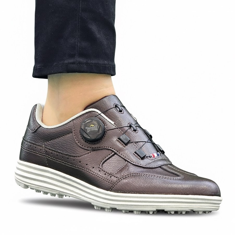 에버라스트 국산 소가죽 남자 여자 다이얼 편한 골프화 스파이크 라운딩 필드용 스니커즈 실내 스크린골프화 파크골프화 64,500원