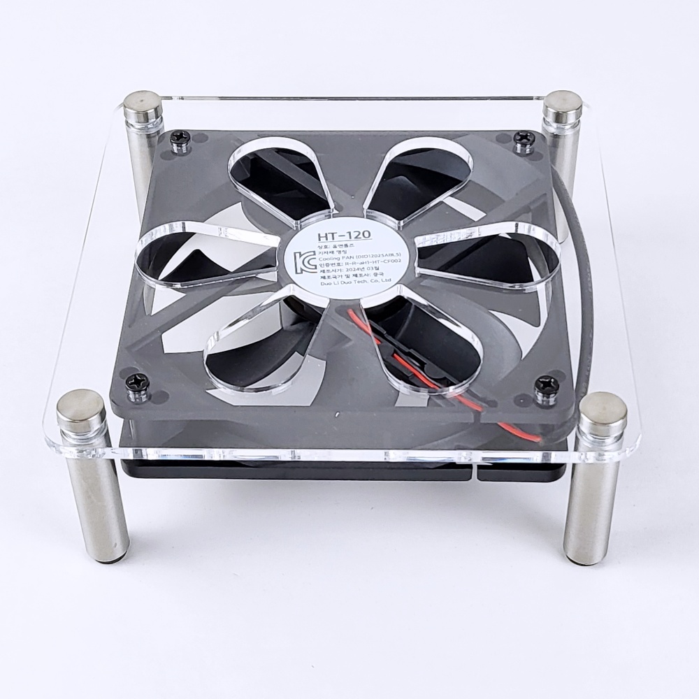 홈앤툴즈 셋탑박스 공유기 미니피시 120mm USB 쿨러 쿨링팬 (스퀘어) 18,500원