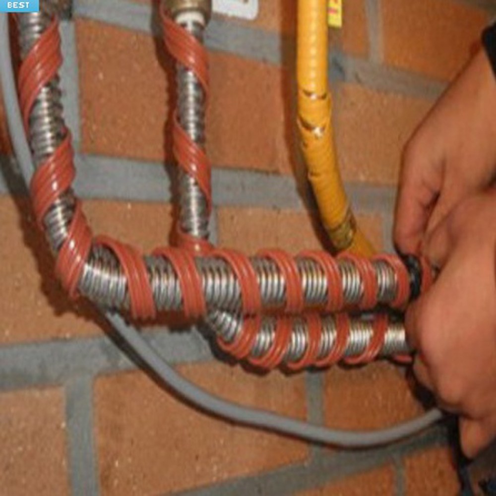 국산 동파방지열선 온도센서 배관 수도 동파방지 히팅케이블 1M 2M 3M 5M 10M 12,000원