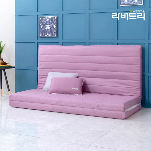 [라버트리] 메모리폼 3단접이식 토퍼/매트리스 5cm 퀸사이즈 +방수속커버+겉커버포함 209,000원