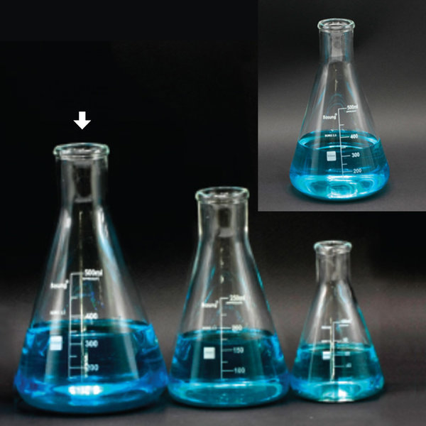 유리 삼각플라스크 500ml 1개 과학실험 실험재료 비커 5,000원