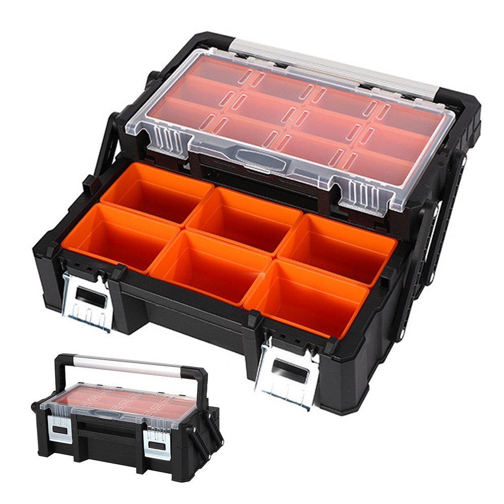 원스탑 이동 공구함 부품박스 공구보관함 2단접이식 SE-MB018 29,340원