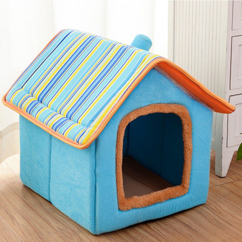 감성스터프 반려동물 소프트 쿠션 방석 지붕 강아지집, 블루, 1개 19,560원