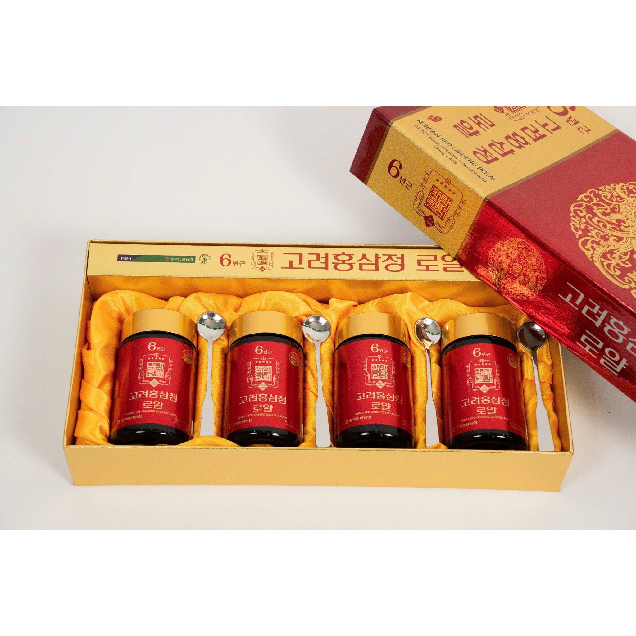 농협 고려홍삼정 6년근 로얄 ( 4 병), 12개, 240g 138,000원